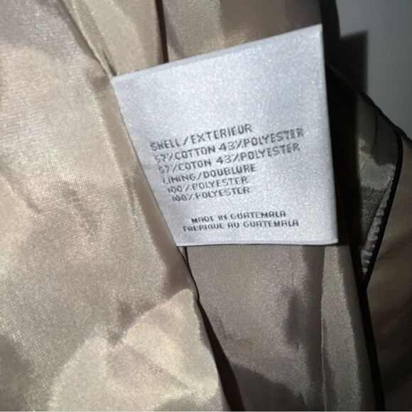 New, Via Spiga Waterproof Button Front Trench Coat - Picture 6 of 10